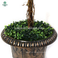 yiwu potted artificial topiary ball tree for home garden decoration